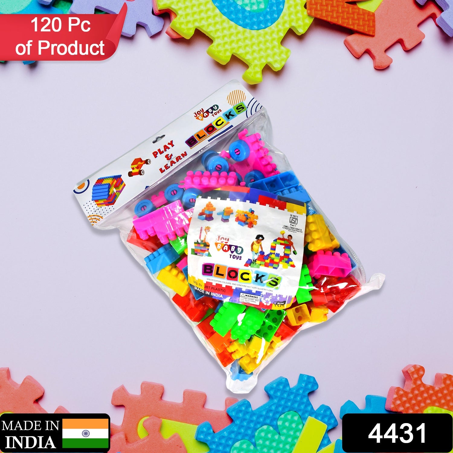 4431 Blocks Set for Kids, Play Fun and Learning Blocks for Kids Games for Children Block Game Puzzles Set Boys, Children (Multicolor, 120 Bricks Blocks) DeoDap 4431 Blocks Set for Kids, Play Fun and Learning Blocks for Kids Games for Children Block Game Puzzles Set Boys, Children (Multicolor, 120 Bricks Blocks) DeoDap